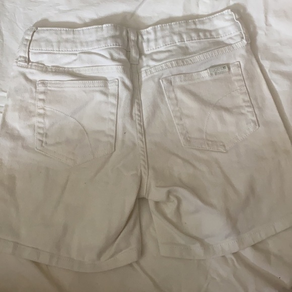 Kids White Jean Joe’s Shorts - Picture 2 of 3